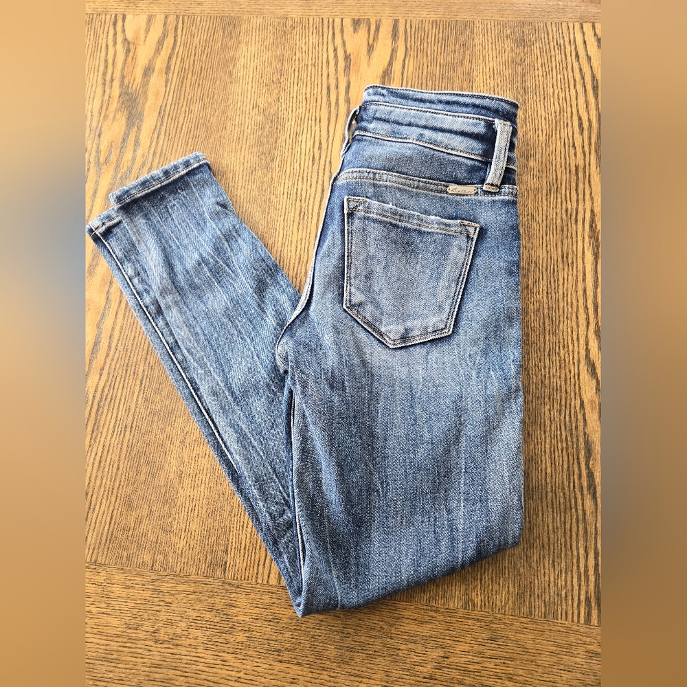 KanCan Signature Low Rise Ankle Skinny Jeans Size 25 Women